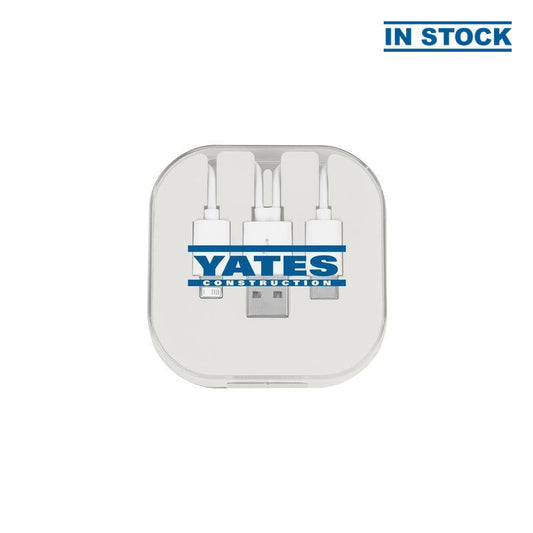 Yates 3-in-1 Charge Cable with Phone Stand