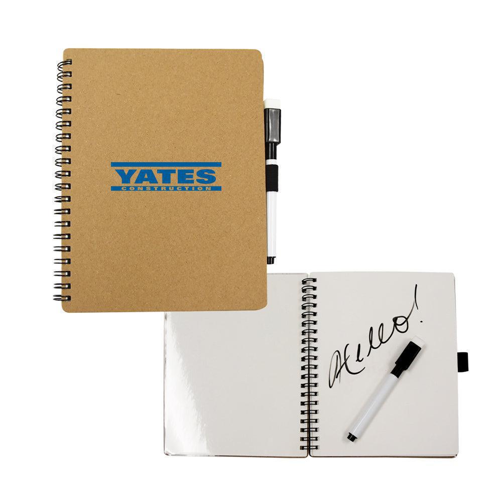 Yates Innovator Dry Erase Spiral Notebook