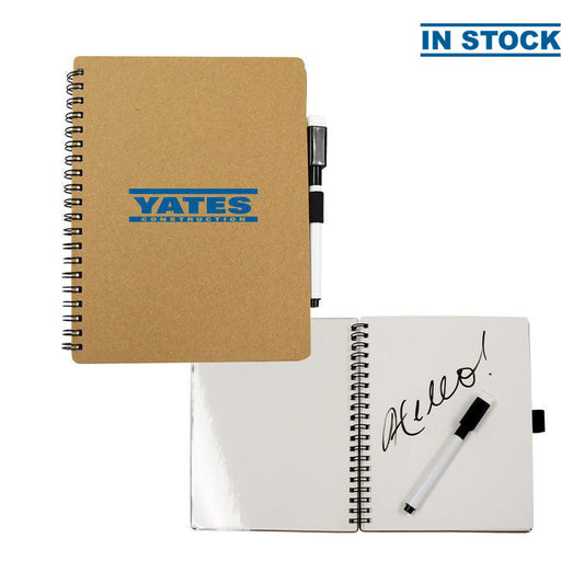 Yates Innovator Dry Erase Spiral Notebook