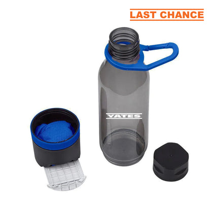 Yates 22 oz. Energy Sports Bottle with Phone Holder & Cooling Towel