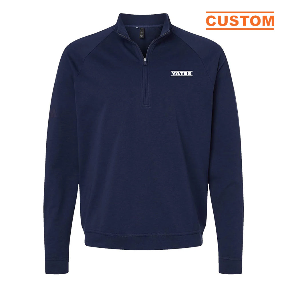 Yates Adidas Men's Club Quarter-Zip Pullover