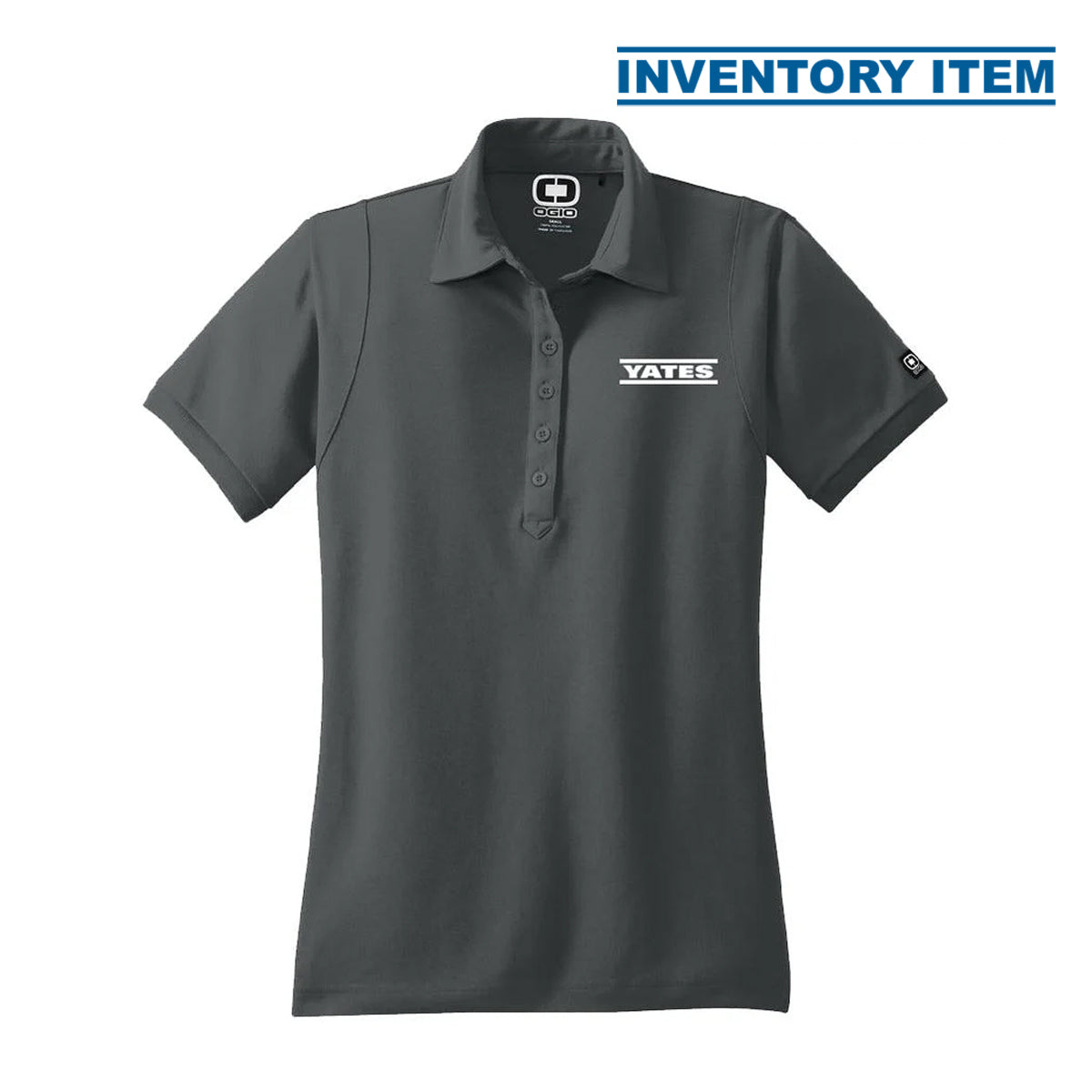 Yates OGIO Ladies Jewel Polo - Diesel Grey
