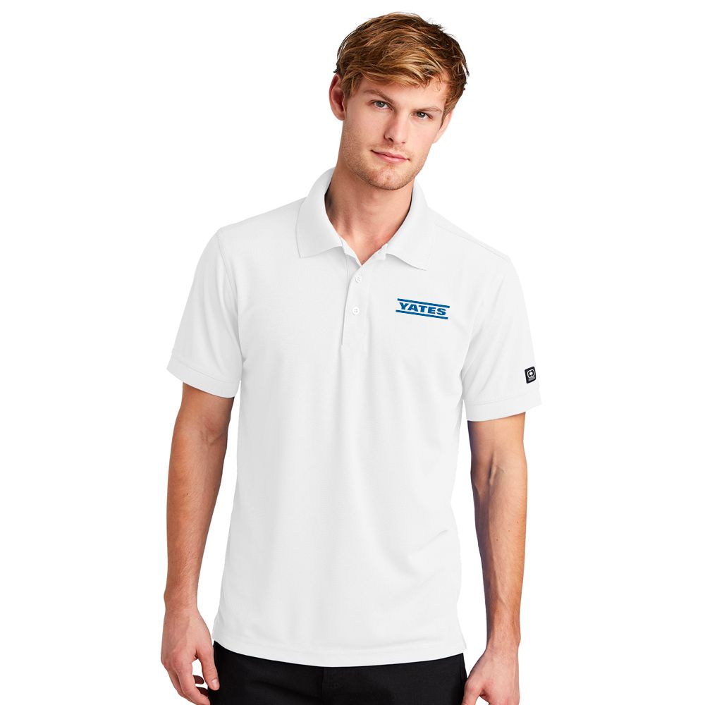 Yates White Caliber 2.0 Polo Shirt